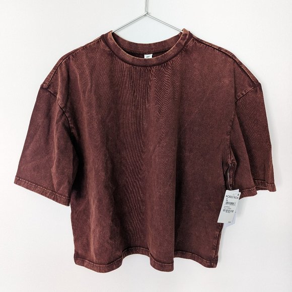 NWT BP. Nordstrom Cool Girl Crop T-Shirt (Sz M) - Picture 1 of 6